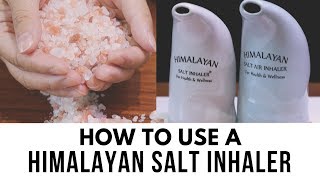 How To Use A Himalayan Salt Inhaler [upl. by Aerahs876]