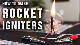 How to Make Rocket Igniters Electric Matches [upl. by Skipp584]