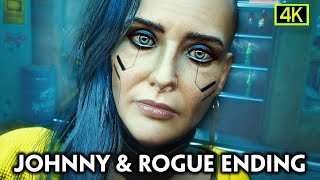 Cyberpunk ► ROGUE ENDING — Johnny Takes Over quotTemperancequot Both Outcomes — Cyberpunk 2077 [upl. by Eleni322]