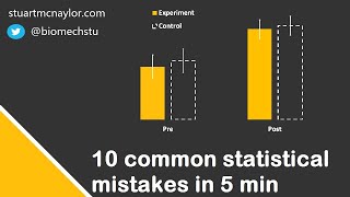 Ten Statistical Mistakes in 5 Min [upl. by Kacie]