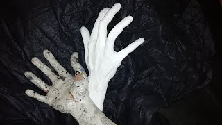 Paper Mache Hand Easy Tutorial [upl. by Epolulot]