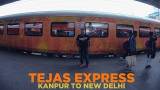 TEJAS EXPRESS  KANPURDELHI  RENT amp FEATURES  FOOD QUALITY  RAIL HOSTESSES [upl. by Encrata439]