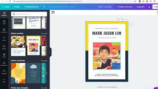 ¿Cómo hacer un afiche en Canva [upl. by Yleak]
