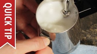 How to AutoFroth Milk for Lattes [upl. by Sverre]