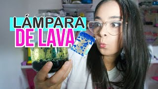 ¿Cómo hacer una LÁMPARA DE LAVA 🧪 Experimento casero [upl. by Raynah303]