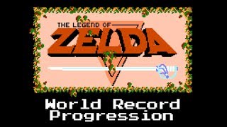 World Record Progression The Legend Of Zelda NES [upl. by Solange]