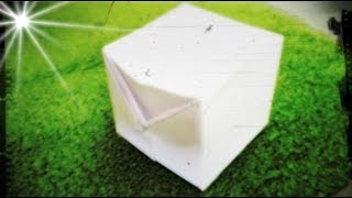 Cómo hacer un Cubo Inflable de Papel  Origami [upl. by Akenor]