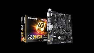 GIGABYTE B450M DS3H Motherboard Unboxing and Overview [upl. by Balmuth]