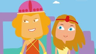 The Story of Medusa  Zeus Hera and Little Io  Greek Myth amp Ancient Greece For Kids [upl. by Nonaihr968]