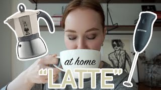 HOW TO MAKE A quotLATTEquot AT HOME moka pot  frother [upl. by Abercromby172]