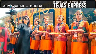 IRCTC AhmedabadMumbai Tejas Express Executive Class Full Journey  Tejas Train Vlog [upl. by Yetac142]