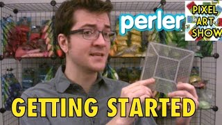 Perler Beads Tutorial Getting Started  Pixel Art Show [upl. by Cheyney]