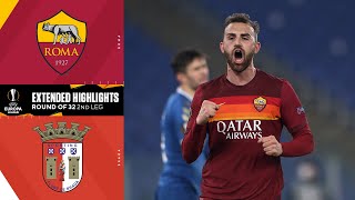 Roma vs Braga Extended Highlights  UCL on CBS Sports [upl. by Ivets429]