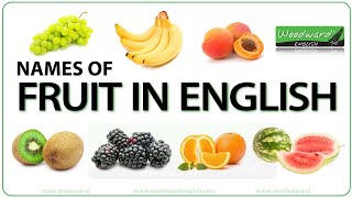 Fruit in English  Learn English Vocabulary about Fruit with Pictures [upl. by Nnylg]