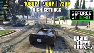 GT 1030  GTA 5  V  1080p 900p 720p  High Settings [upl. by Ssej]