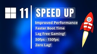 How to Make Windows 11 Faster  Speed Up Windows 11  Optimize Windows 11 for Gaming  2025 [upl. by Gravante]