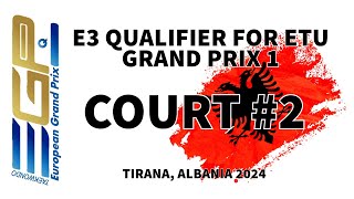 E3 Qualifier for ETU Grand Prix 1  Tirana 2025  Court 2 [upl. by Erait373]