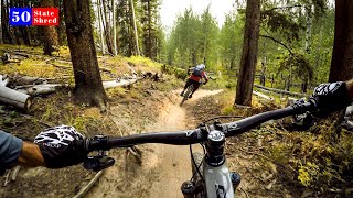 The PERFECT mountain bike trail 🇺🇸 50 STATE SHRED COLORADO [upl. by Merril]