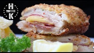 Super Quick Chicken Cordon Bleu  Hasteskitchen [upl. by Bouldon]