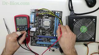 How to Repair Asus Motherboard H61MC [upl. by Yklam]