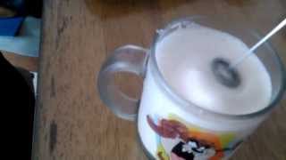 Aerolatte Review Frothing Cold Milk In Under 1 Minute [upl. by Airbmak]