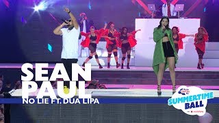 Sean Paul ft Dua Lipa  No Lie Live At Capital’s Summertime Ball 2017 [upl. by Enninaej]