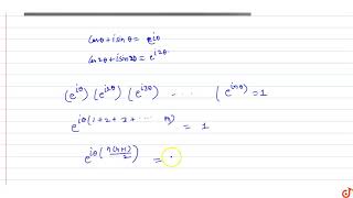 Find the general value of theta which satisfies the equation costheta  i sinthetacos2 [upl. by Shaer]